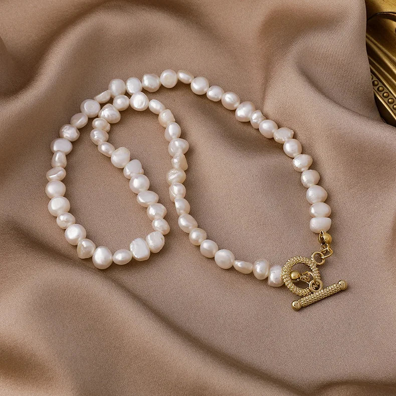 Collier Perles Baroques