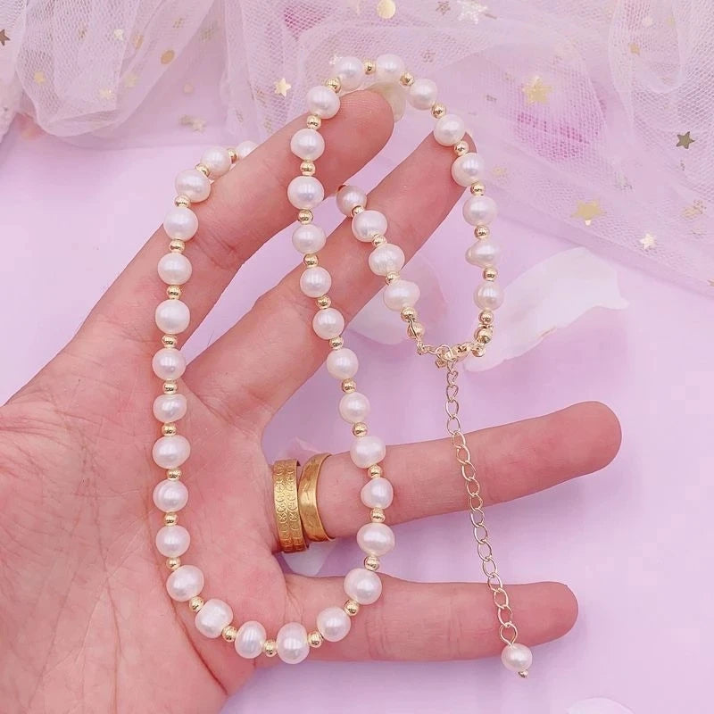 Collier Perles Baroques