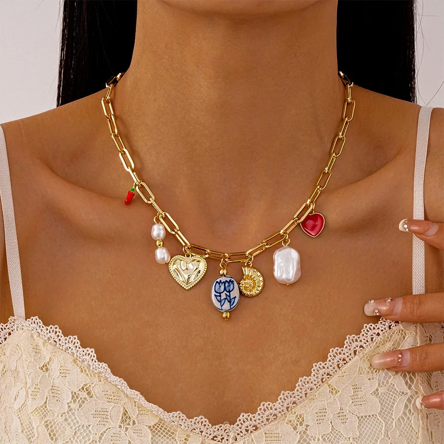 Collier Perles Baroques