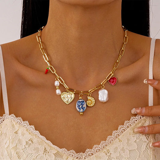 Collier Perles Baroques