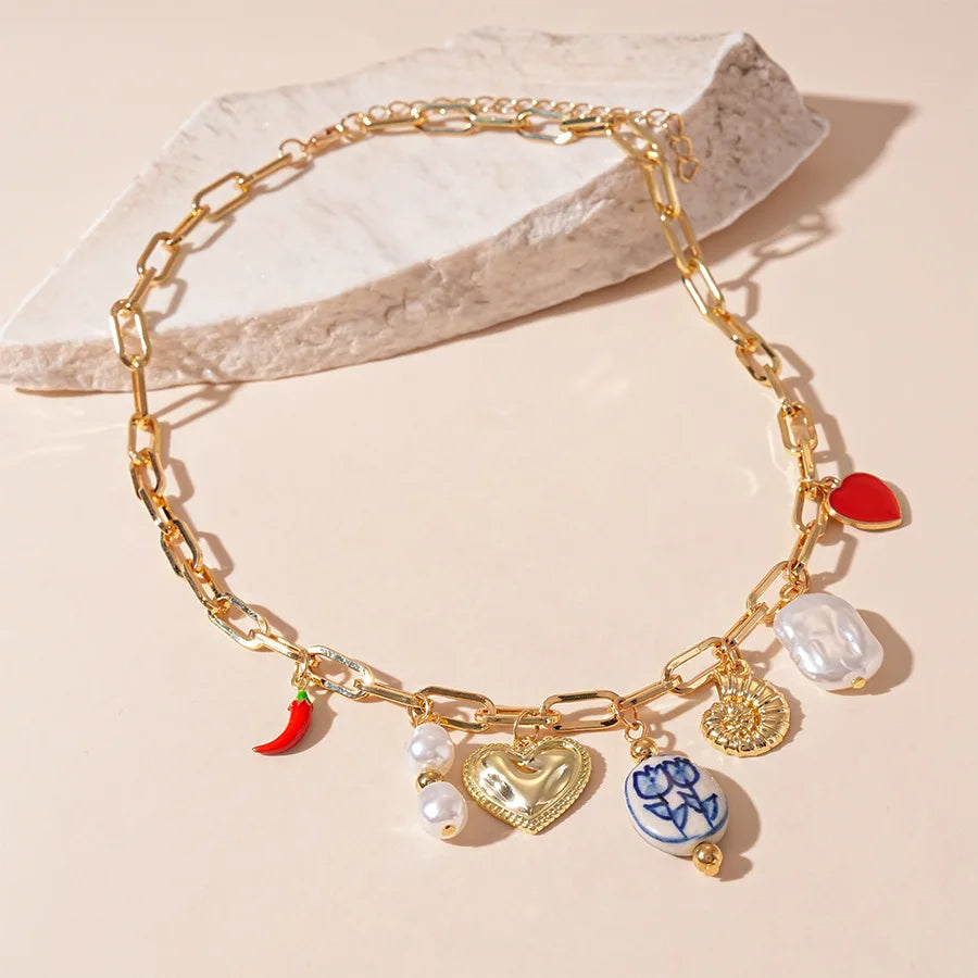 Collier Perles Baroques