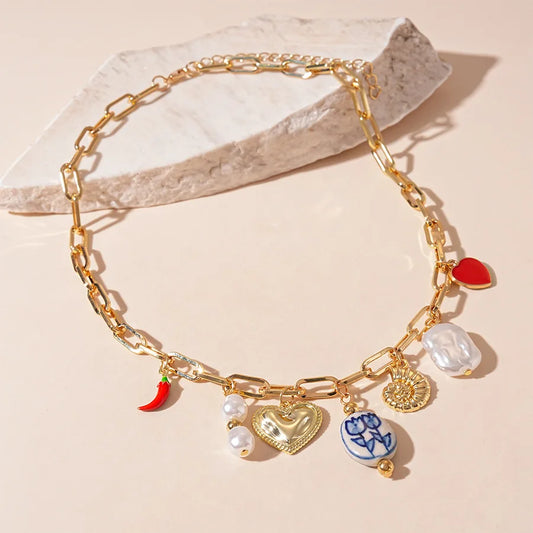 Collier Perles Baroques