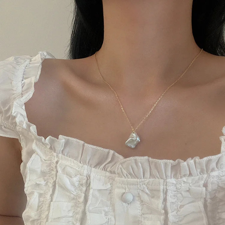 Collier Perles Baroques