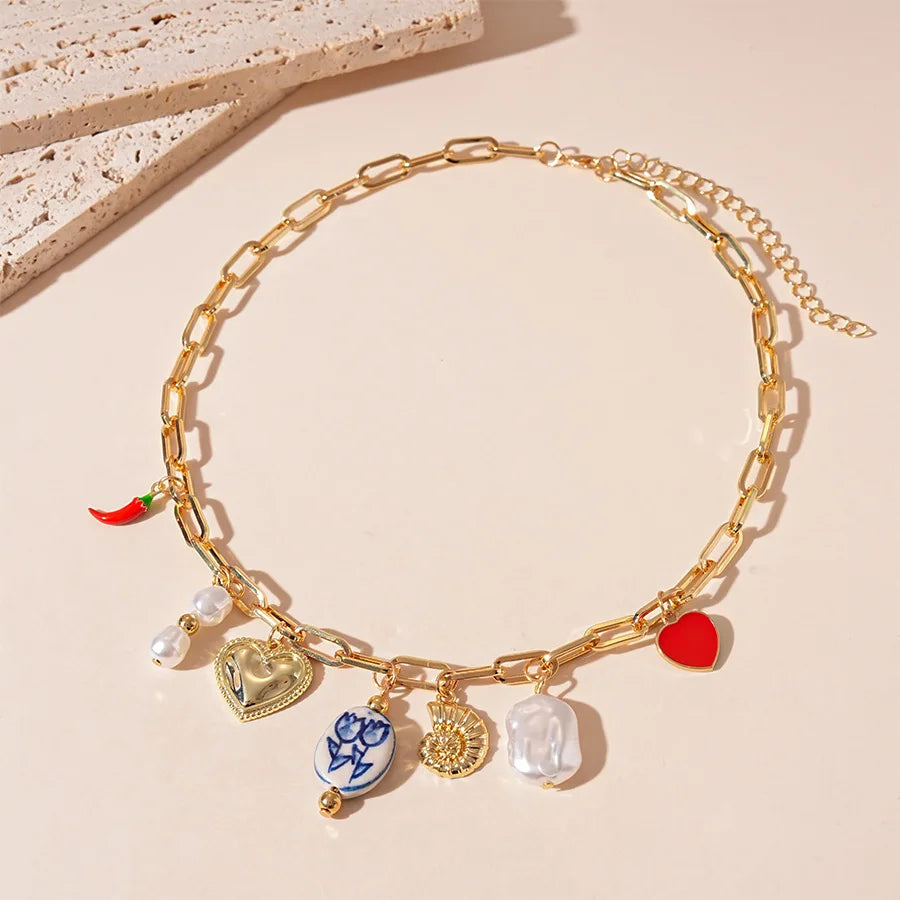 Collier Perles Baroques
