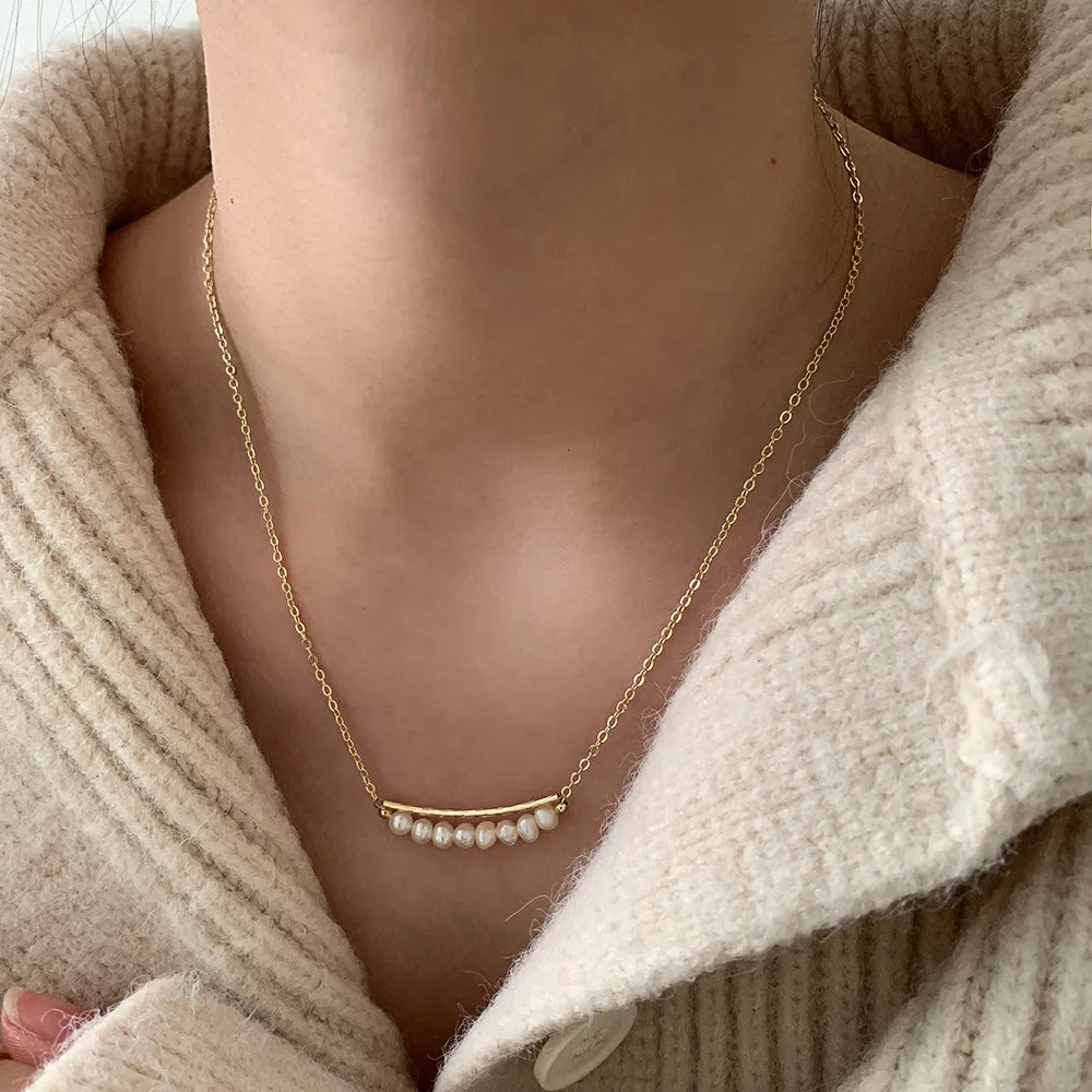 Collier Perles Baroques