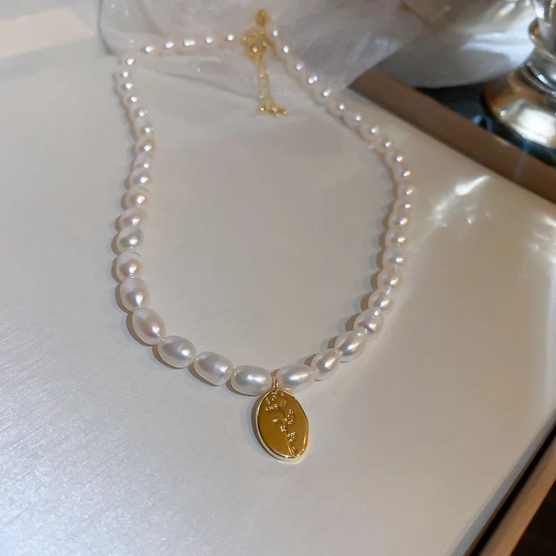 Collier Perles Baroques