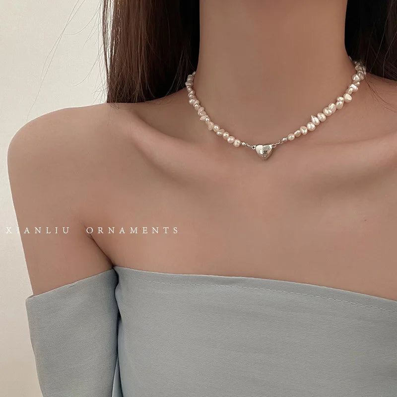 Collier Perles Baroques