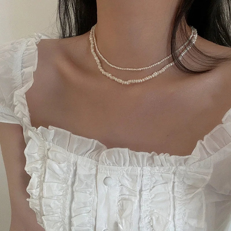 Collier Perles Baroques