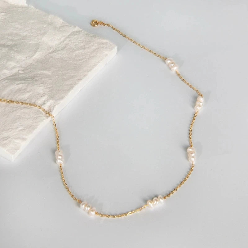 Collier Perles Baroques