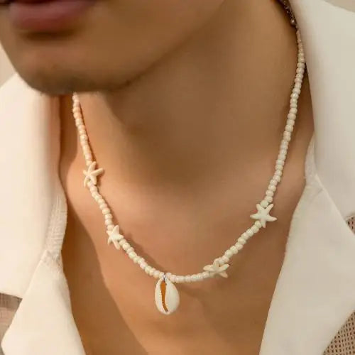 Collier Pendentif Perles