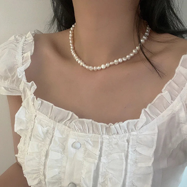 Collier Perles Baroques