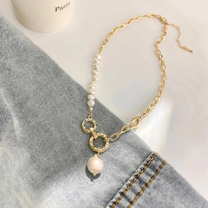 Collier Perles Baroques