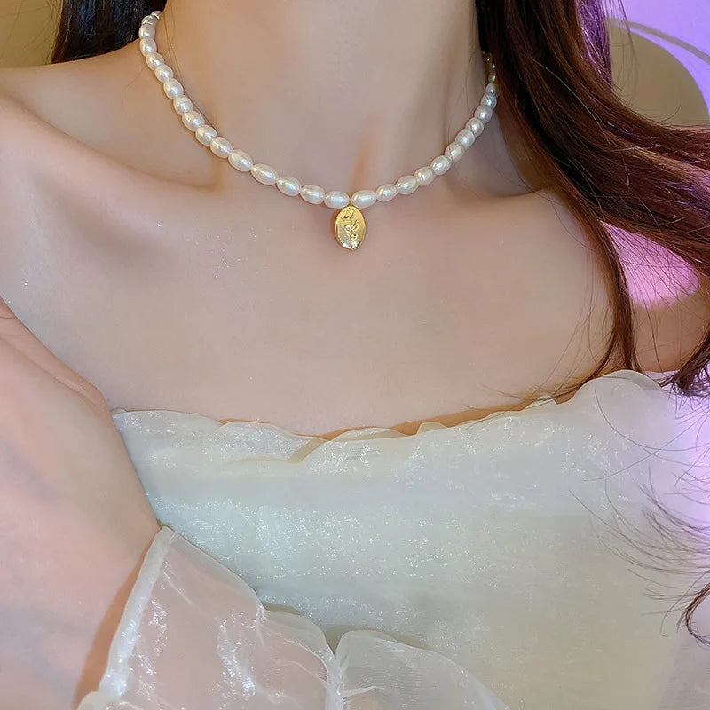 Collier Perles Baroques