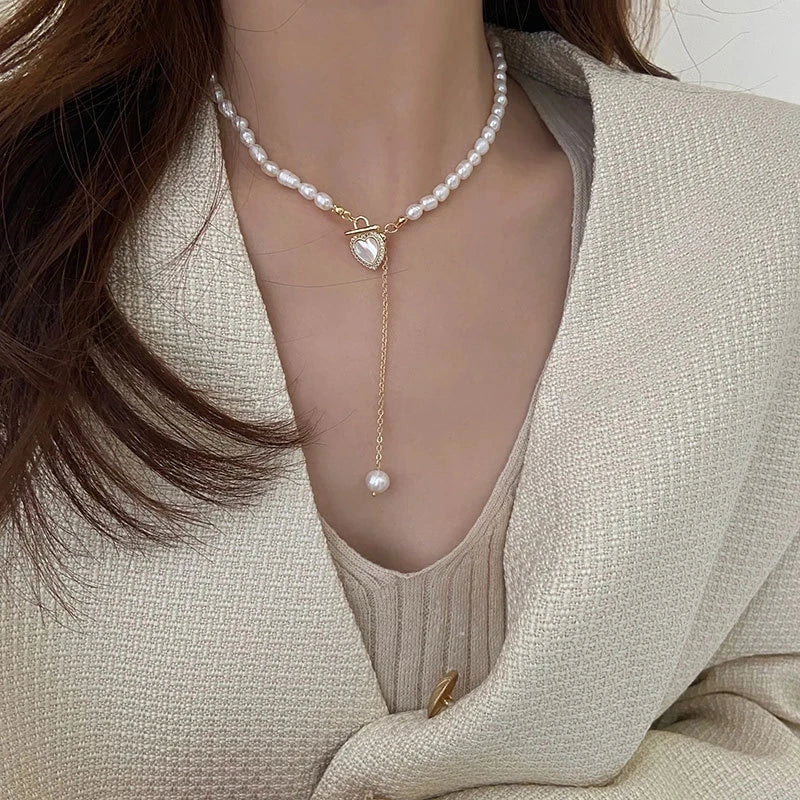 Collier Perles Baroques