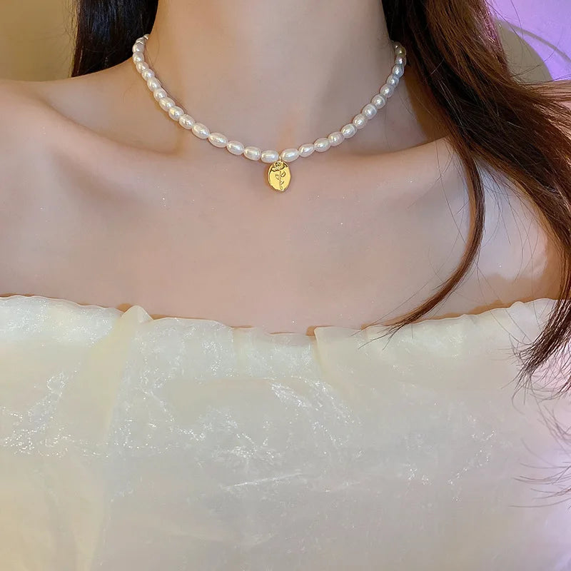 Collier Perles Baroques
