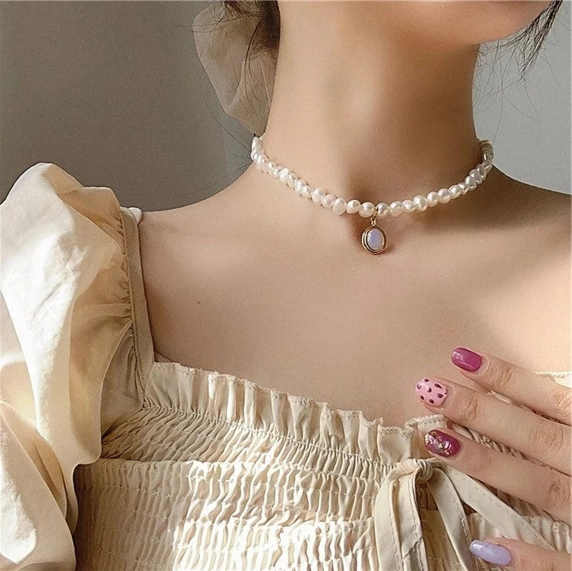 Collier Perles Baroques