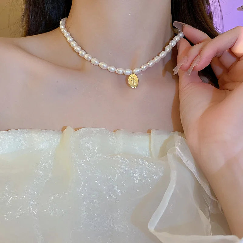 Collier Perles Baroques